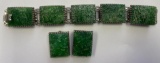 Vintage Costume Bracelet and Matching Earrings