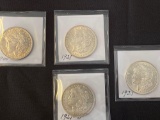1 Lot of 4 Morgan Dollars