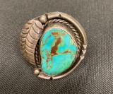 Mexican Silver and Turquoise Ring