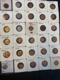 1 Lot of 30 Lincoln head Pennies and 1 Indian Head Penny