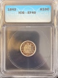 1843 Half Dime