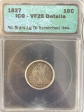 1837 Seated Liberty Half Cent