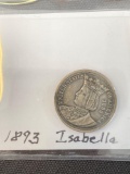 1893 Isabella Quarter Dollar
