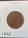 1835 Copper Half Cent