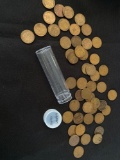 1 Roll of Approximately 50 Wheat Pennies