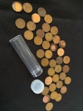 1 Roll of Approximately 50 Wheat Pennies