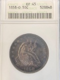 1858-O Seated Liberty Half Dollar