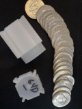 1 Lot of 20 1964 Kennedy Half Dollars