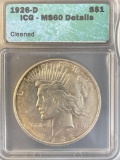 1926-D Peace Dollar