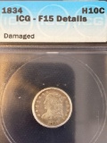 1834 Capped Bust Dime