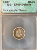 1837 Sitting Liberty Dime