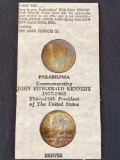 1 Lot of 2 1964 Kennedy Quarters