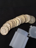 1 Lot of 16 Franklin Half Dollars