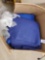 Box of packing blankets