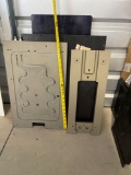 Machined Flat Black Anodized Aluminum Slabs and Plates-12 Pieces, 2 With Water Channels