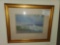 Pastel Landscape, Framed and Matted Under Glass, No Visible Signature