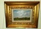 Landscape Oil Painting on Board, No visible Signature, Matted and Framed