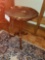 Parlor Table with Brass Tray