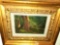 Landscape Oil Painting on Board, Matted and Framed, No Visible Signature