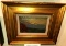 Landscape Oil Painting on Board, No Visible Signature, Matted and Framed