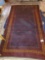 Turkish Area Rug, Hand Made, Blues and Burgundy