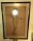 A.F. W. Ganz Nude Male Pencil Drawing, Dated Feb. 14, 1982, Matted and Framed Under Glass