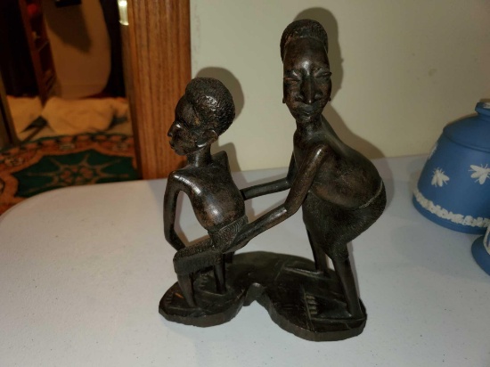 Carved African Figurines "Smack Dat Ass"