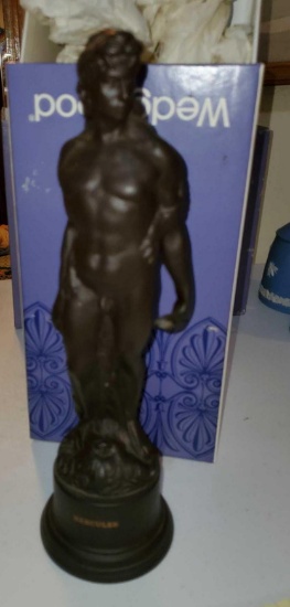 Wedgwood Hercules Figurine, Black Basalt