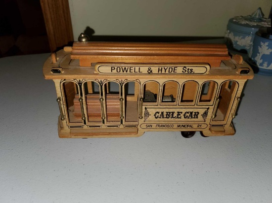 Powell and Hyde Cable Car Music Box