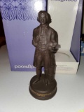 Wedgwood Josiah Figurine, Black Basalt, 1984 Hammond Museum