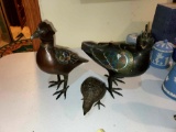 3 Metal Birds
