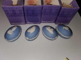 4-Wedgwood Egg Trinket Boxes