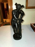 Wedgwood Black Basalt Mercury Figurine, 1928-50, No Box, Excellent Condition