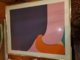 Impressionist Art Piece, No Visible Signature, Framed Under Glass