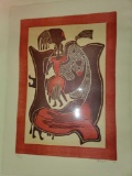 Lucky Sibiya Art Print, Signed L. Sibiya '75, 169/225