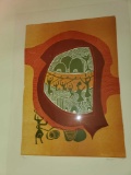 Lucky Sibiya African Print, Signed L. Sibiya '75, 169/225, Unframed