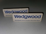 2 Wedgwood Signs