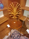 Wheat Design Metal Chair