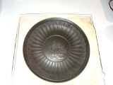 Wedgwood Black Basalt Fluted Cake Plate 