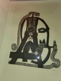 Costello African Art Print, IV/V, Signed Costello '72, Unframed