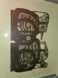 Costello African Print, Signed Costello '72, unframed, IV/V