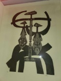Costello African Art Print, IV/V, Signed Costello '72, Unframed