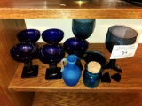 Lot of Blue Glass