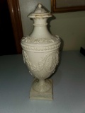 Wedgwood Urn with Lid, Screw on Lid, Queesware