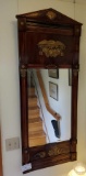 Early Mirror with Brass Trim, Grecian Coumns