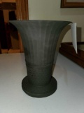 Wedgwood Black Basalt Fluted Vase