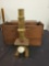 Vintage Microscope in Case, Brass, No Markings