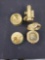 Survey Telescopes and Stanley Survey Compass, All Brass