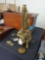 M. Pillischer Microscope, #78, Wood Case and Accessories