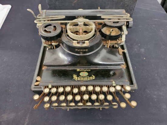 Hammond Multiplex Typewriter, Folding Keyboard